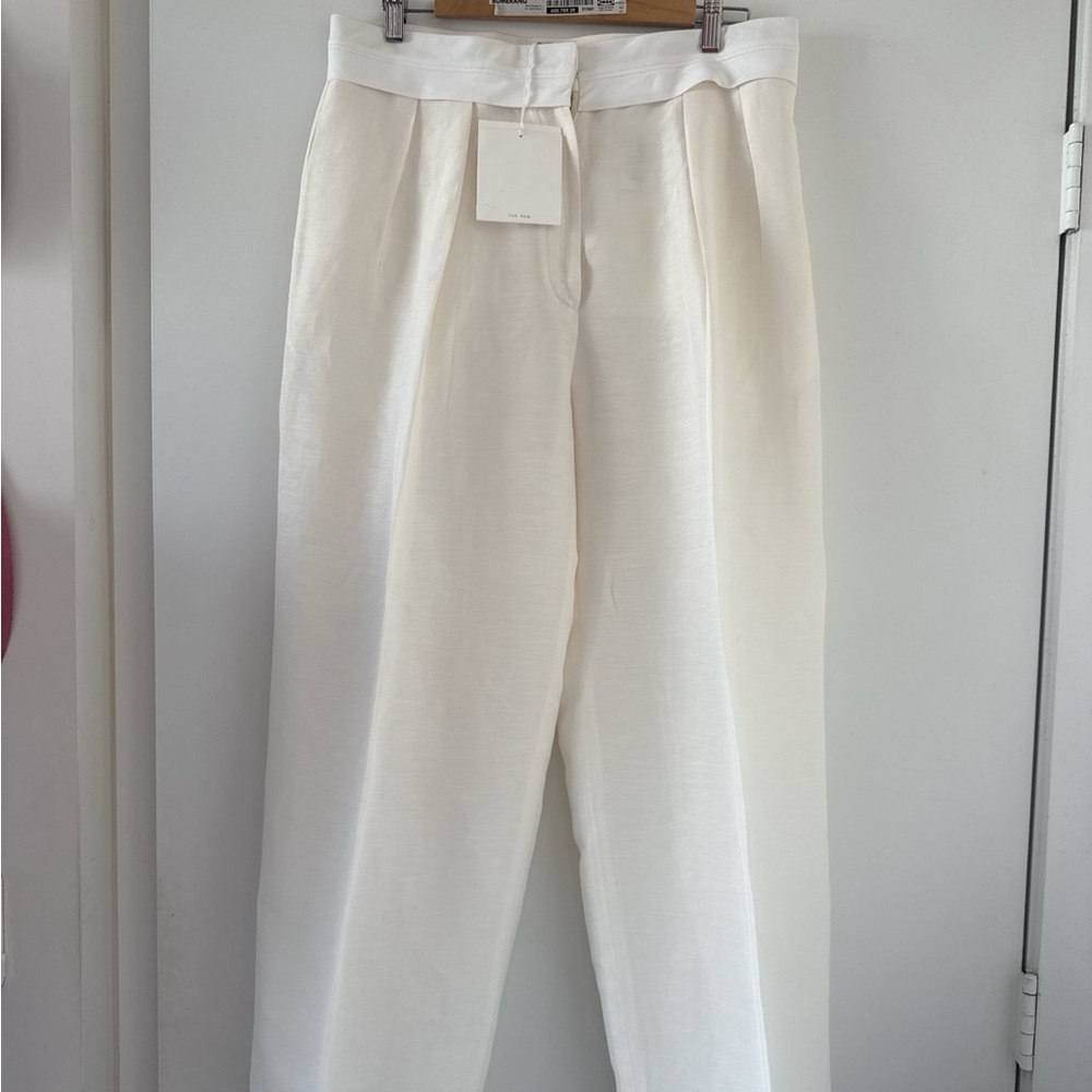 The Row Elegant Cream Women’s Dress Pants